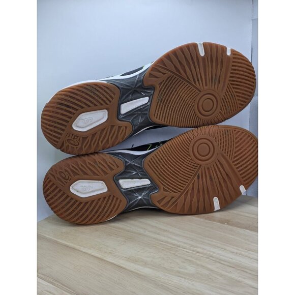 Asics GEL-ROCKET 11 1071A091 Sneakers Mens US 11 Black Green Indoor Sports Shoes - Picture 9 of 10